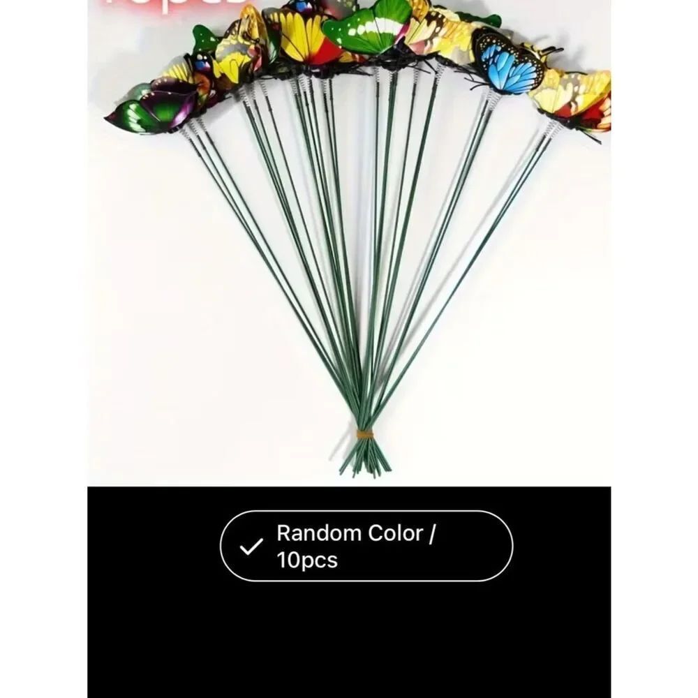 *NEW* Set of18 assorted bobble butterflies for wreaths, bouquets, arrangements